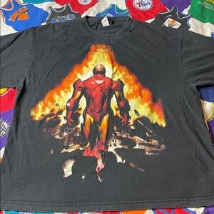 Vintage Marvel Mad Engine Iron Man Tony Stark Shirt